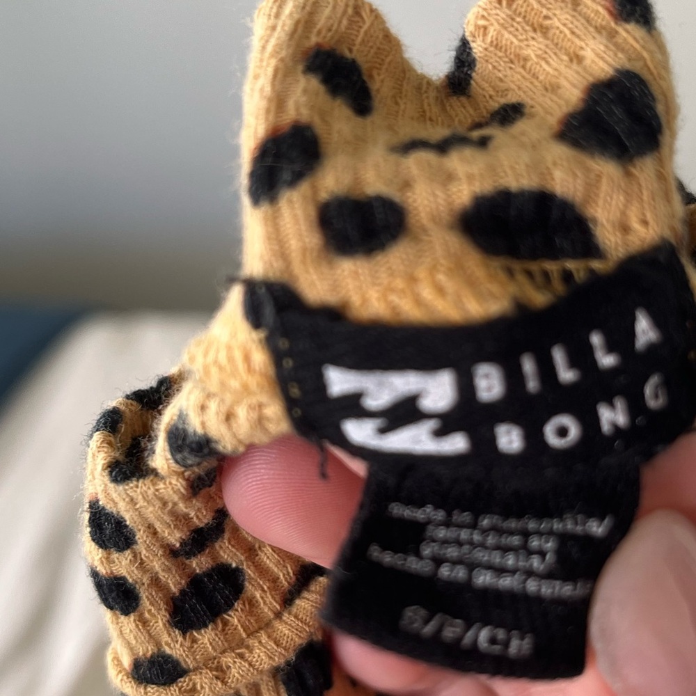 Billabong Leopard Print Ribbed Top - Picture 3 of 3